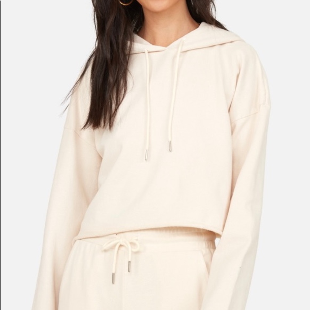 Mate the Label Organic Terry Crop Hoodie